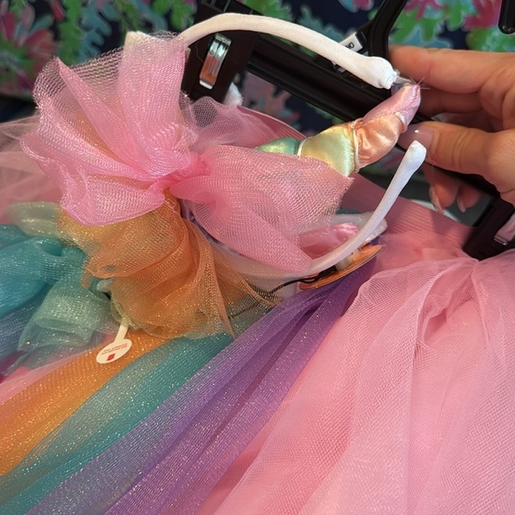 Hyde and Eek Boutique Kids Light-Up Unicorn Tutu and headband - Picture 2 of 4